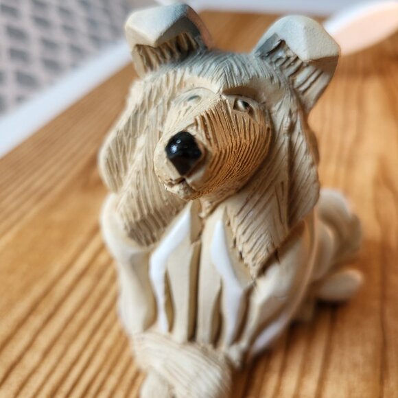 Vintage Artesania Rinconada Collie Dog figurine Handmade Uruguay Ceramic 3" tall - Picture 10 of 15